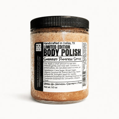 Sugared Pumpkin Spice Body Polish - Limited Edition by White Rock Soap Gallery available from White Rock Soap Gallery in Dallas