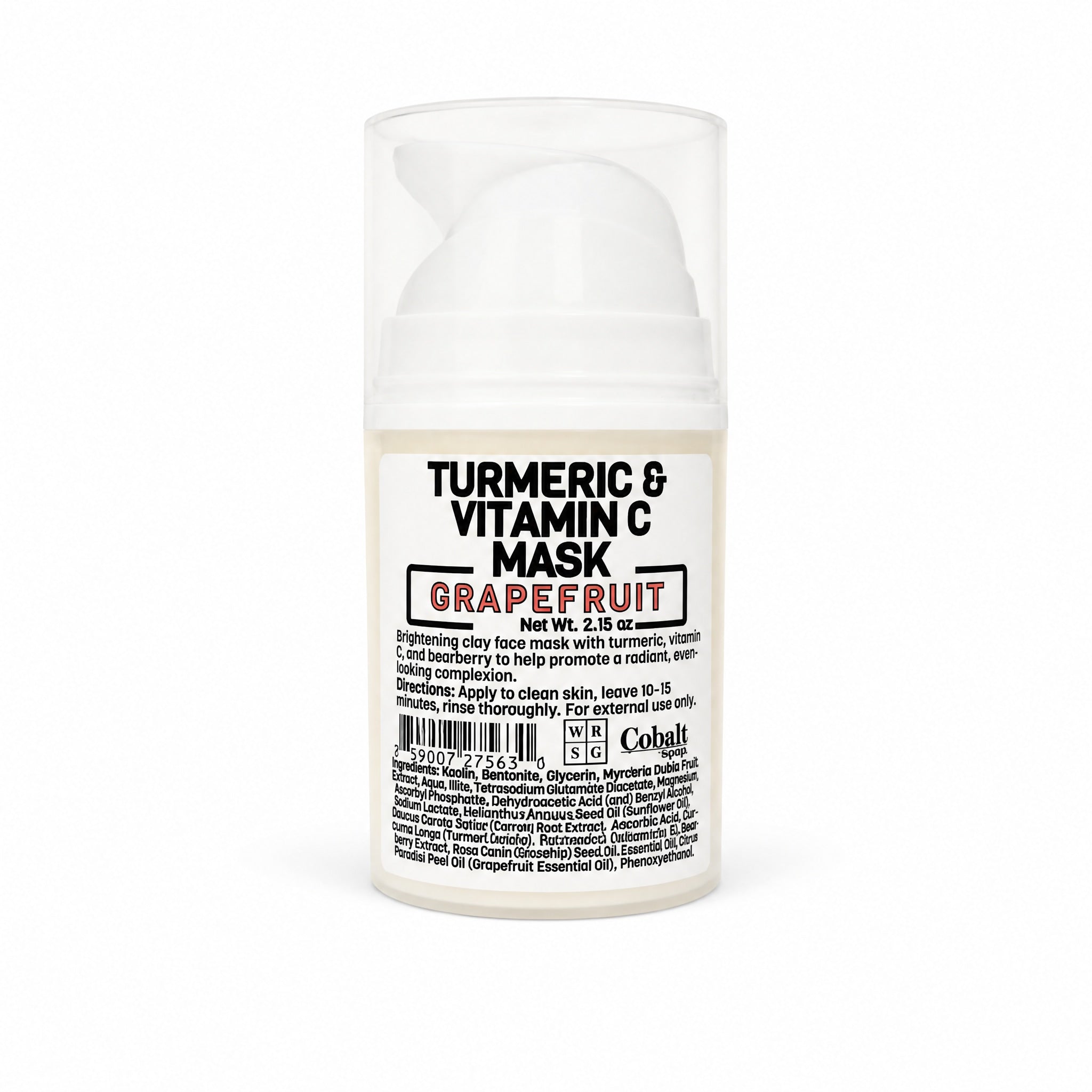 Turmeric & Vitamin C Brightening Face Mask by Cobalt Soap available from White Rock Soap Gallery in Dallas