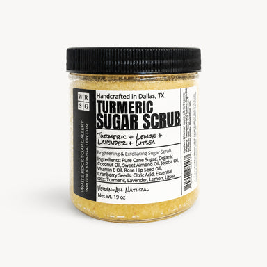 Turmeric Sugar Scrub - New! by White Rock Soap Gallery available from White Rock Soap Gallery in Dallas
