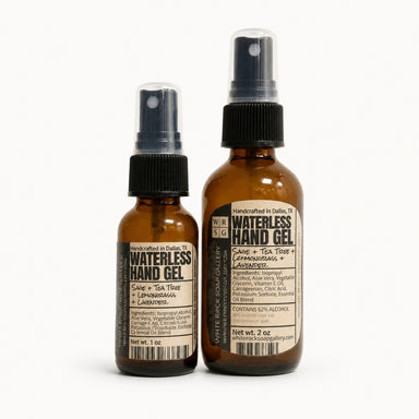 Waterless Hand Gel - Alcohol Based by White Rock Soap Gallery available from White Rock Soap Gallery in Dallas