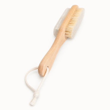 Wooden Pumice Brush with Handle by WRSG Accessories available from White Rock Soap Gallery in Dallas