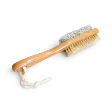 Wooden Pumice Brush with Handle by WRSG Accessories available from White Rock Soap Gallery in Dallas
