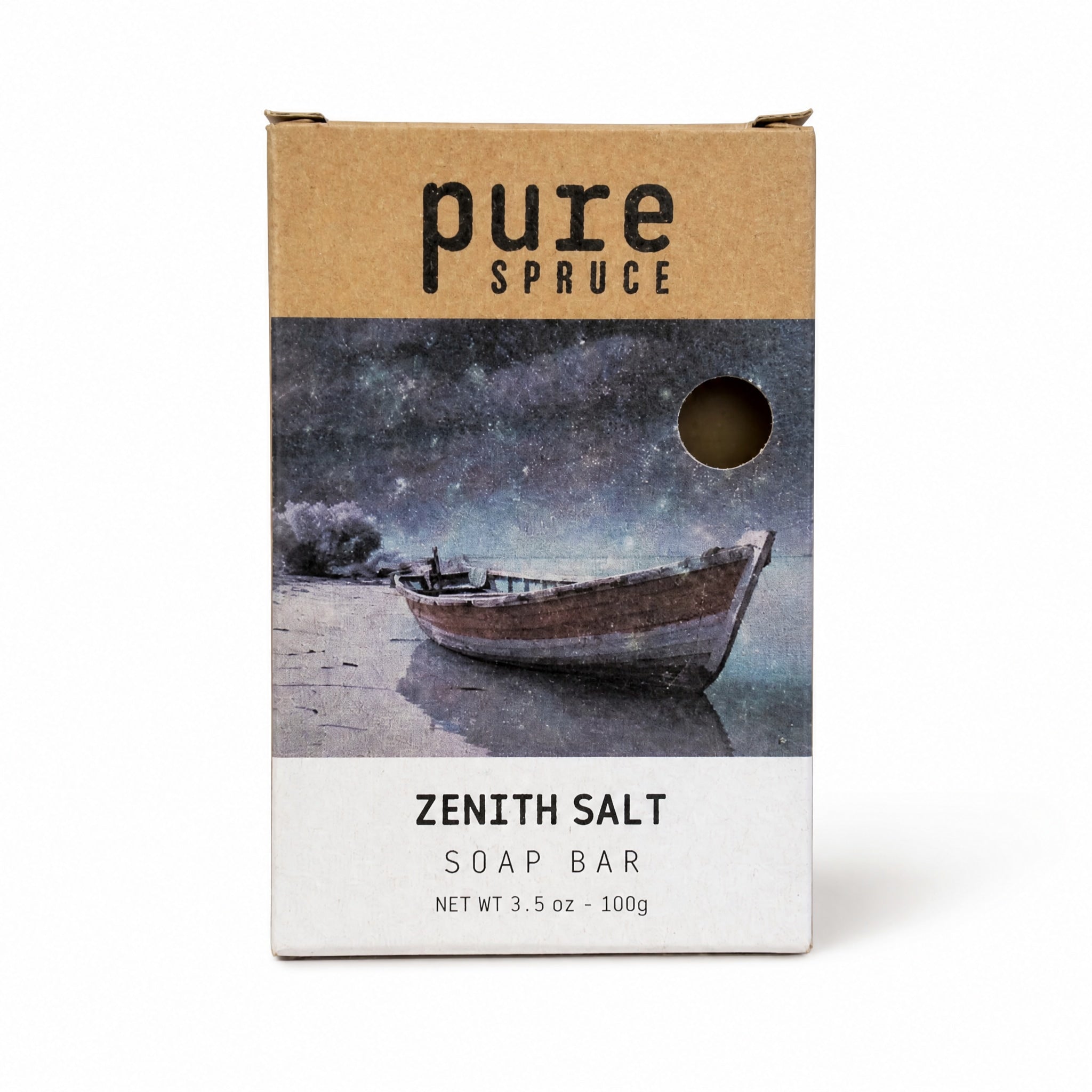 Zenith Salt | Natural Soap Bar by Pure Spruce available from White Rock Soap Gallery in Dallas