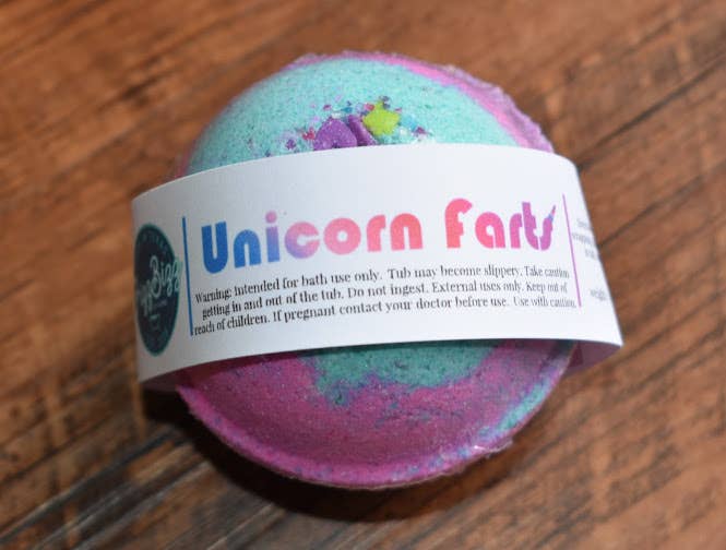 Fizz Bizz LLC - Unicorn Farts - Bomba de baño