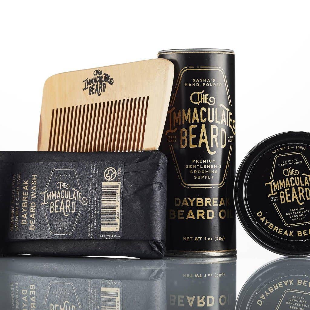 The Immaculate Beard - Set de regalo para el cuidado de la barba en Dark