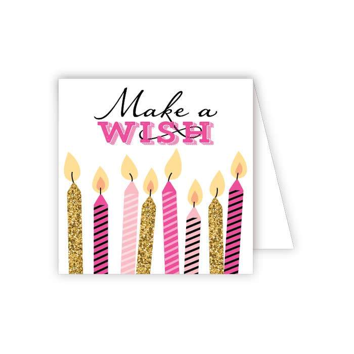 RosanneBeck Collections - Make a Wish Enclosure Card Pink