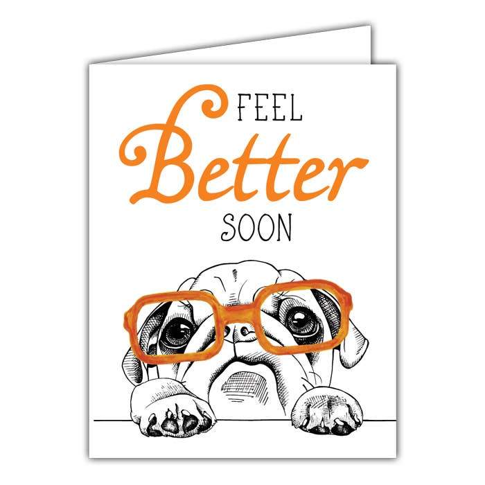 RosanneBeck Collections - Feel Better Soon Small Folded Greeting Card