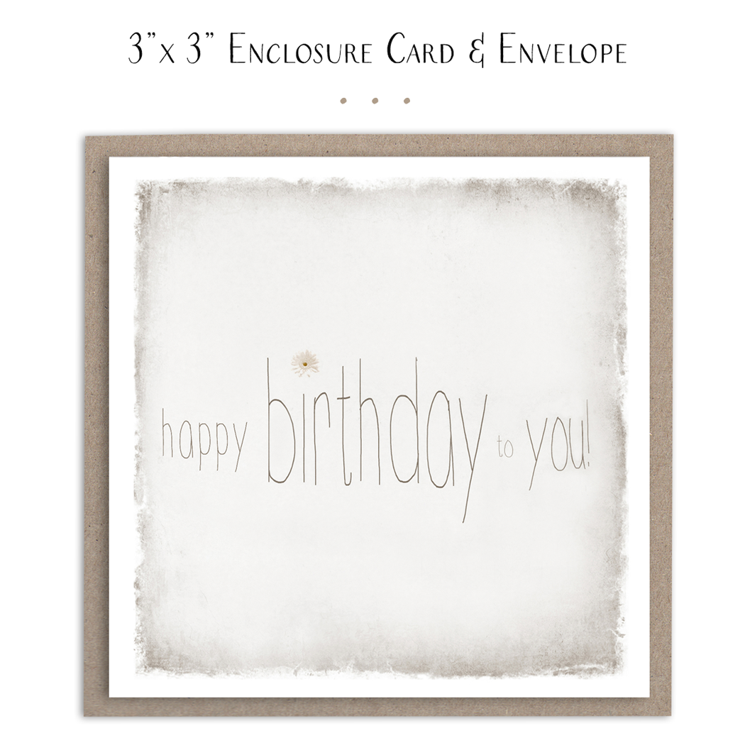 Susan Case Designs - Mini tarjeta de feliz cumpleaños a ti