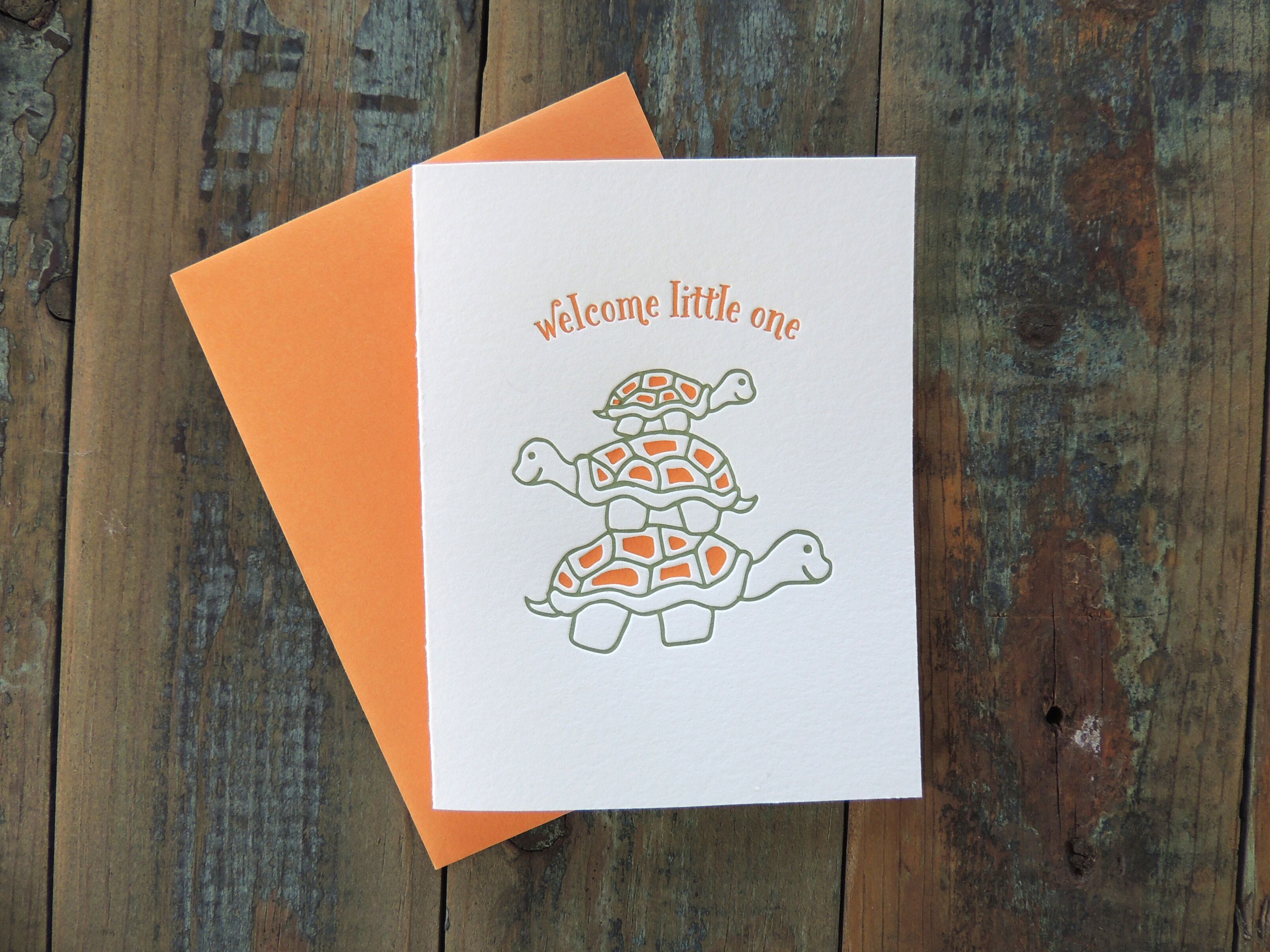 Harken Press - Welcome Turtles Card