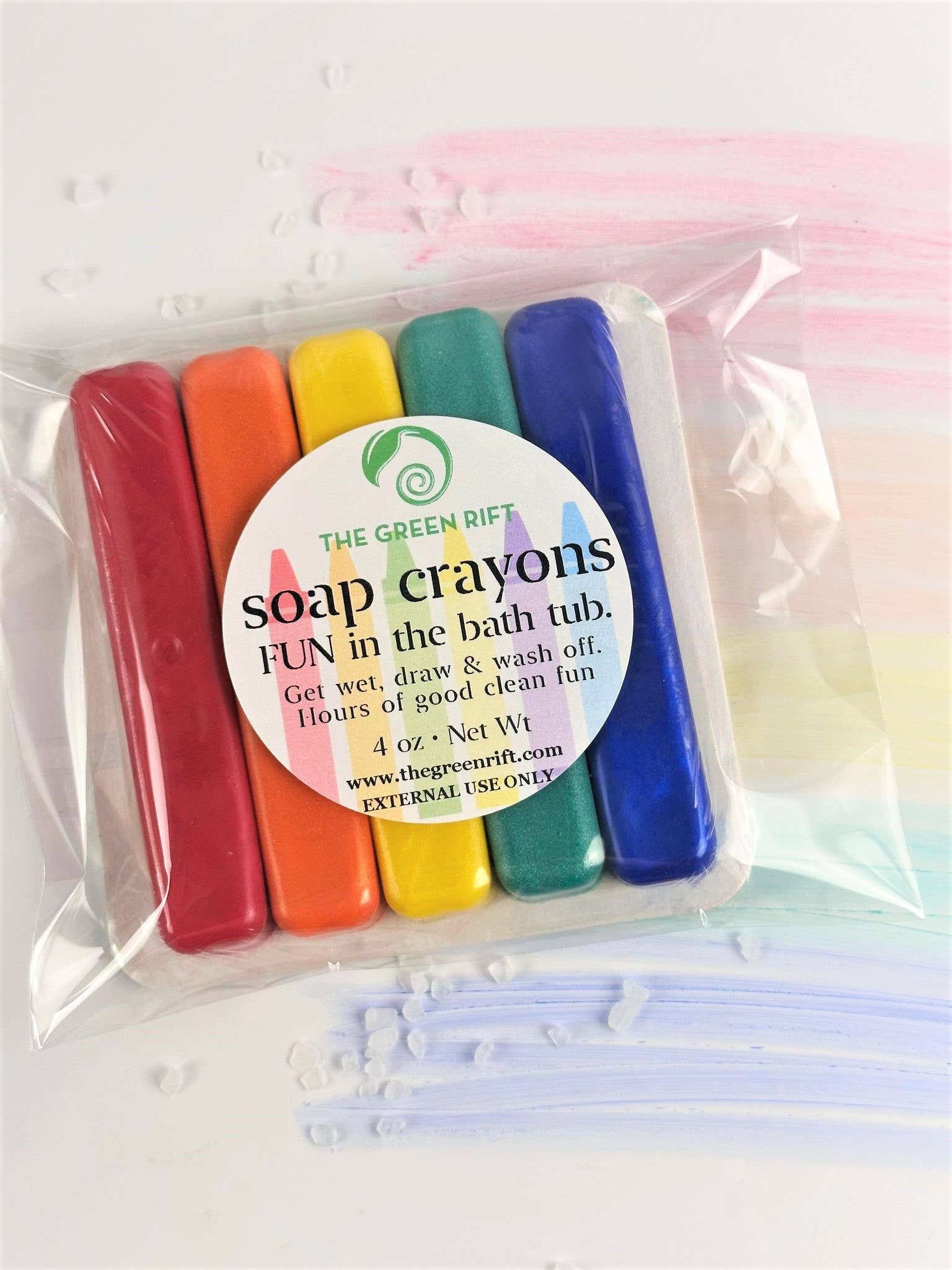 The Green Rift - Rainbow Soap Crayons