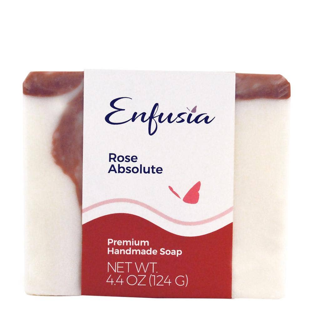 Enfusia - Barra de jabón premium hecha a mano - Rose Absolute 4.4oz