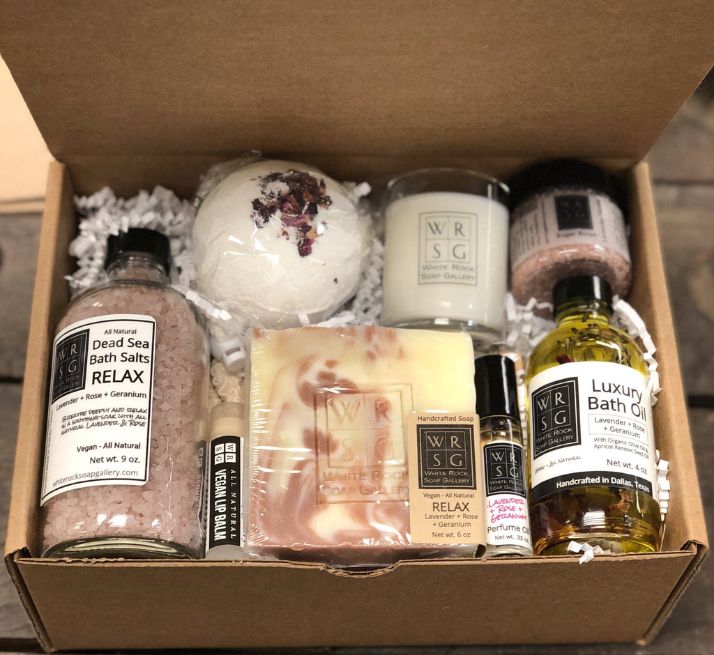 Mother's Day Gift Box - Rose Geranium — White Rock Soap Gallery