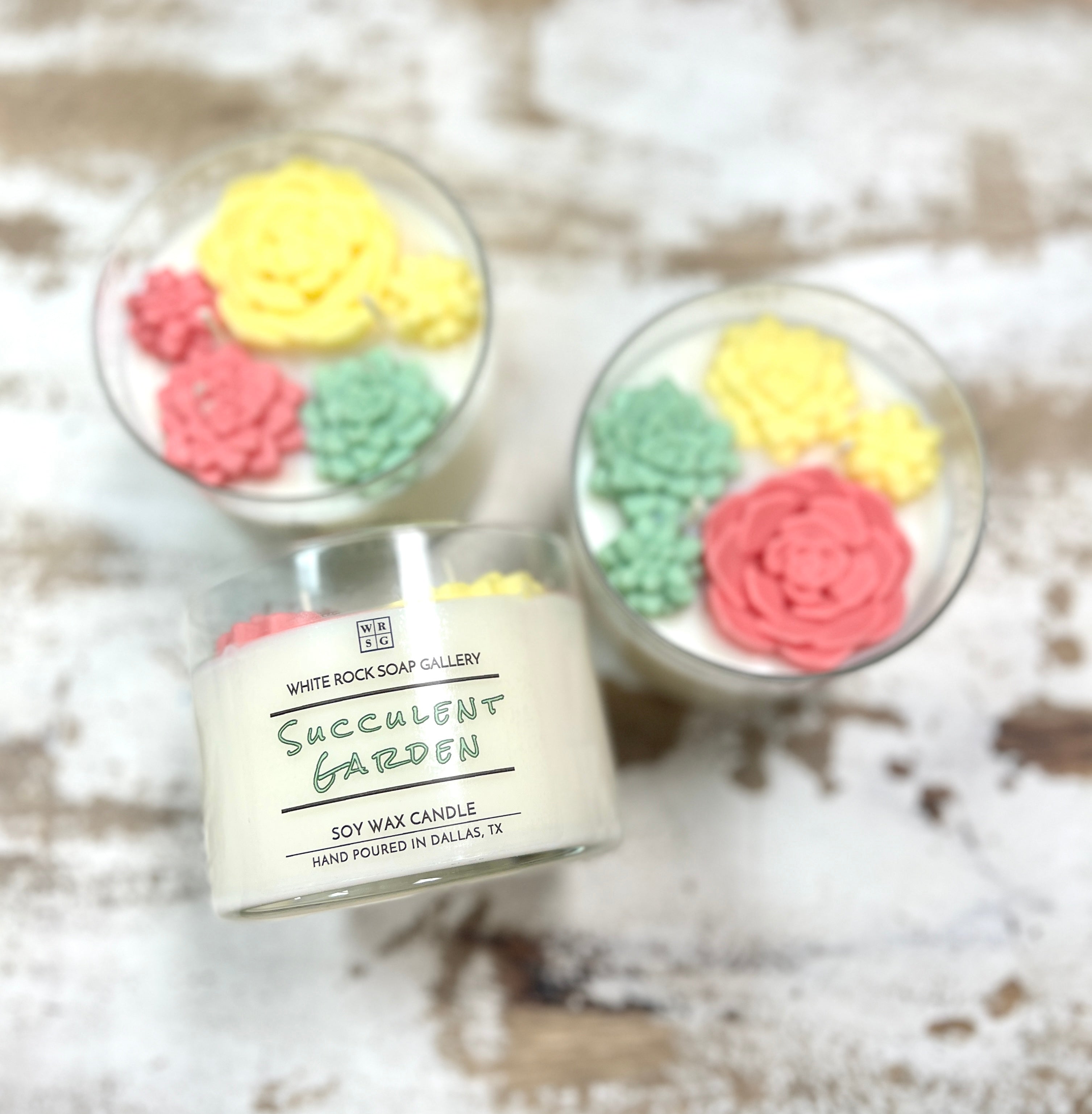 succulent wax melts Succulent Garden Soy Wax Candle