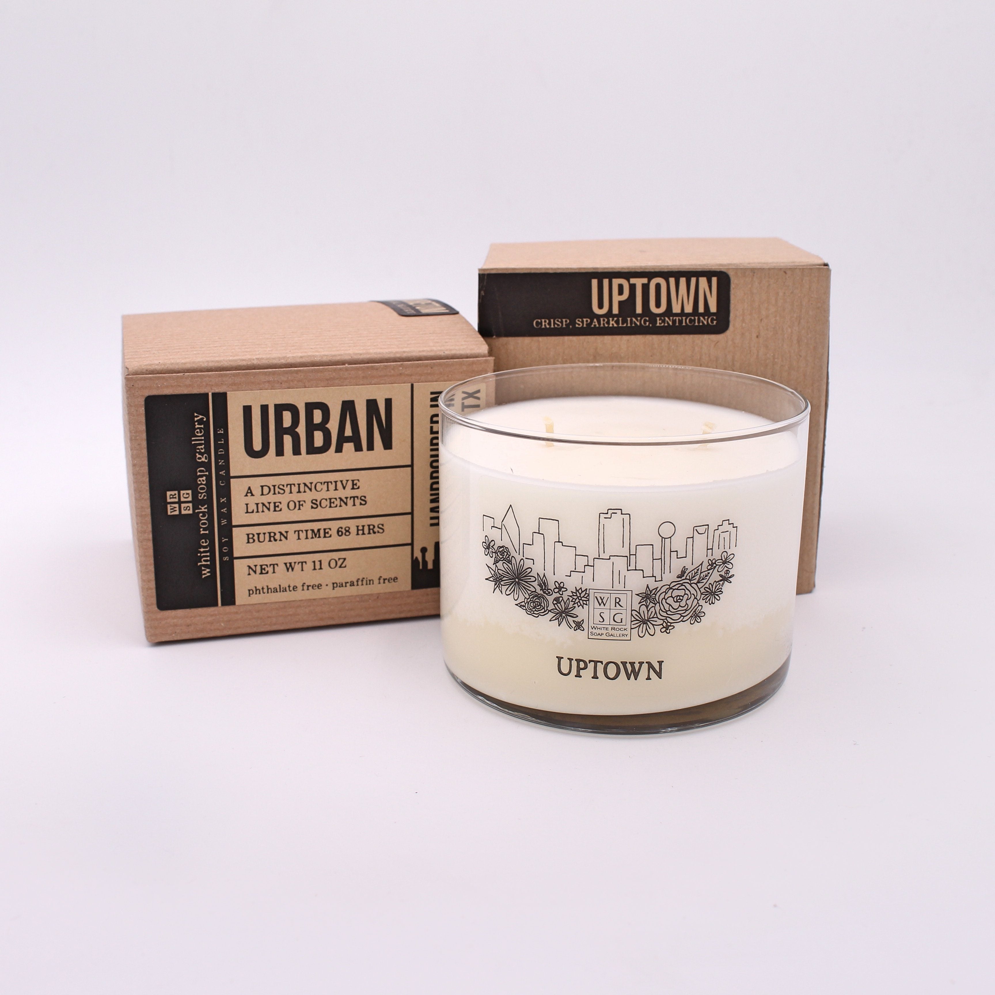 Soy Wax Candle Urban Collection — White Rock Soap Gallery
