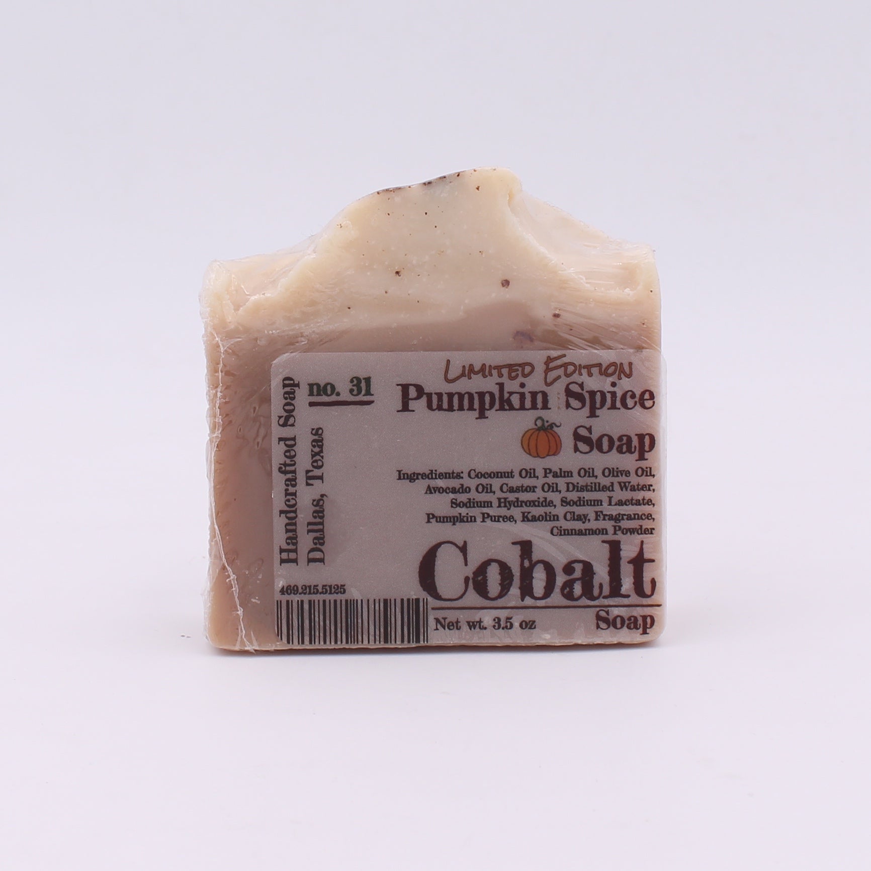 Cobalt Soap no. 31 - Pumpkin Spice