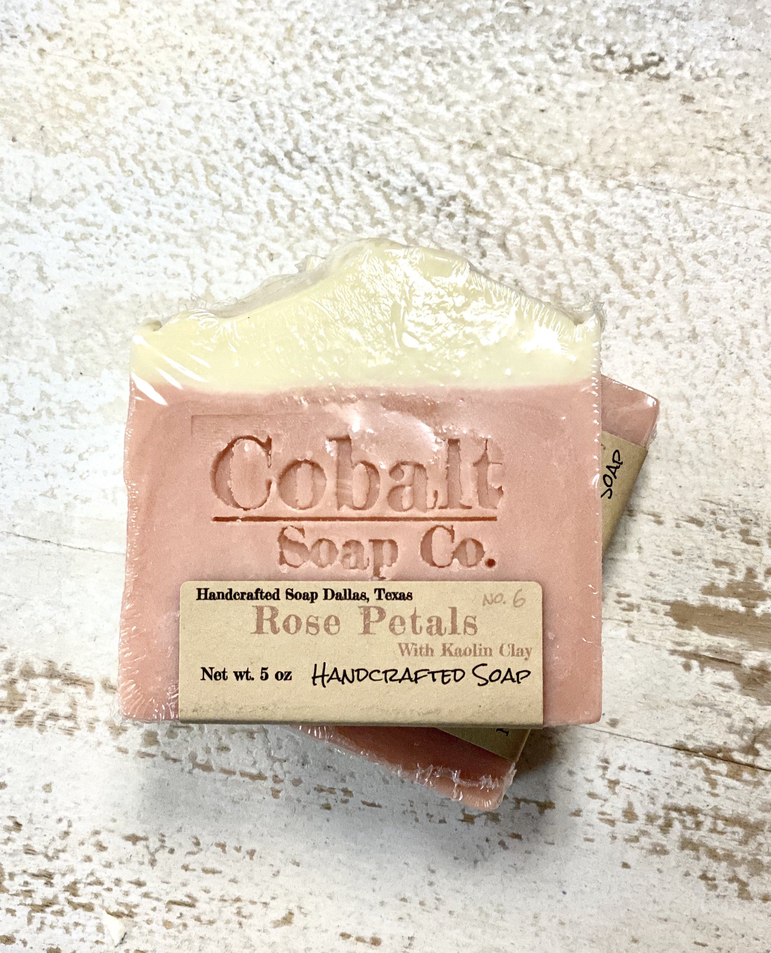 Jabón de cobalto no. 6 - Pétalos de rosa