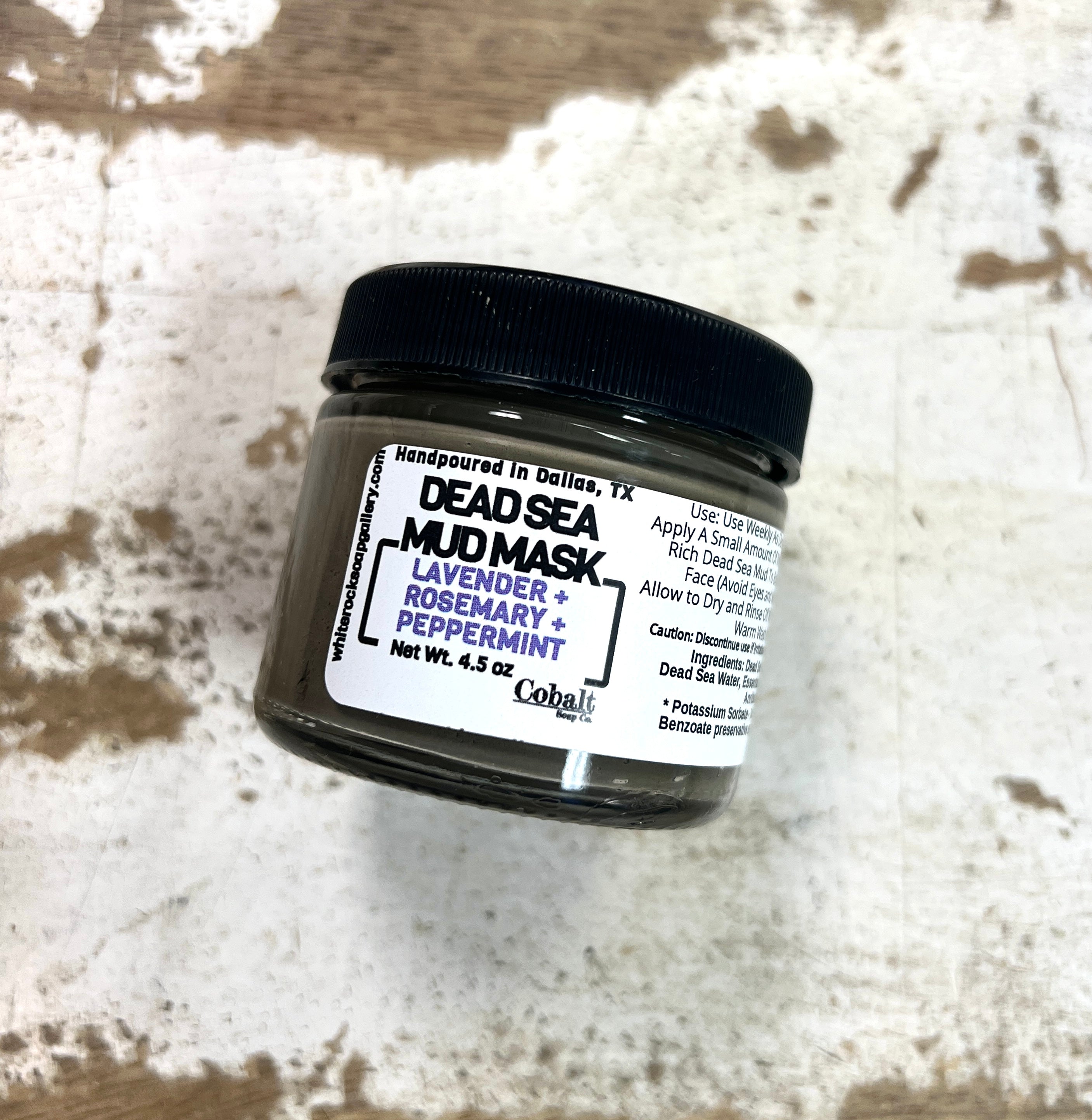 Cobalt Soap Co. Mascarilla de barro del Mar Muerto 