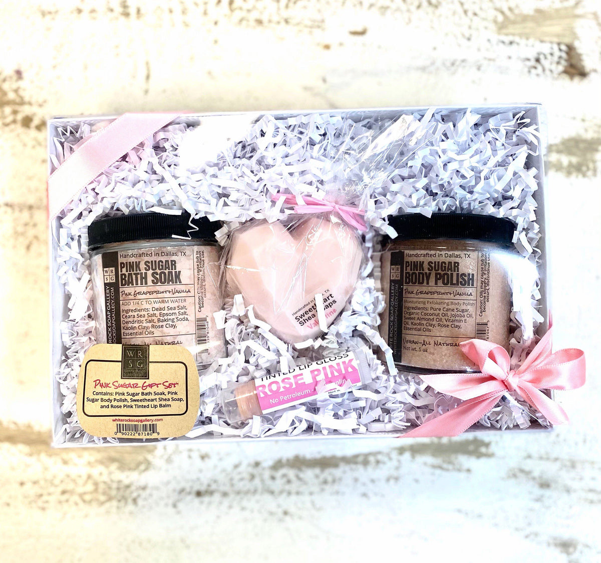 Pink Sugar Gift Set — White Rock Soap Gallery