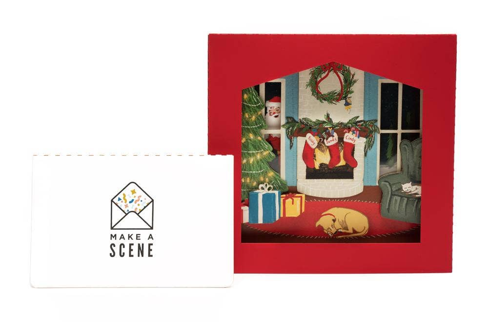 Make a Scene - Santa Pop Up Card