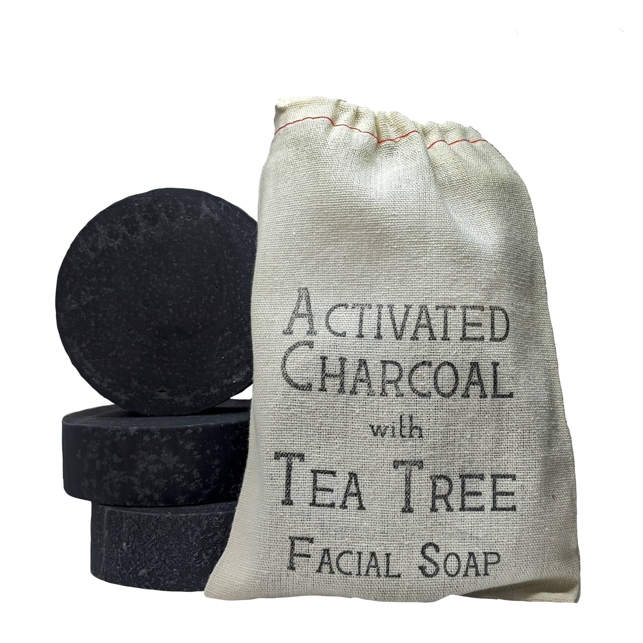 Humildelove - Jabón facial - Carbón activado y árbol de té