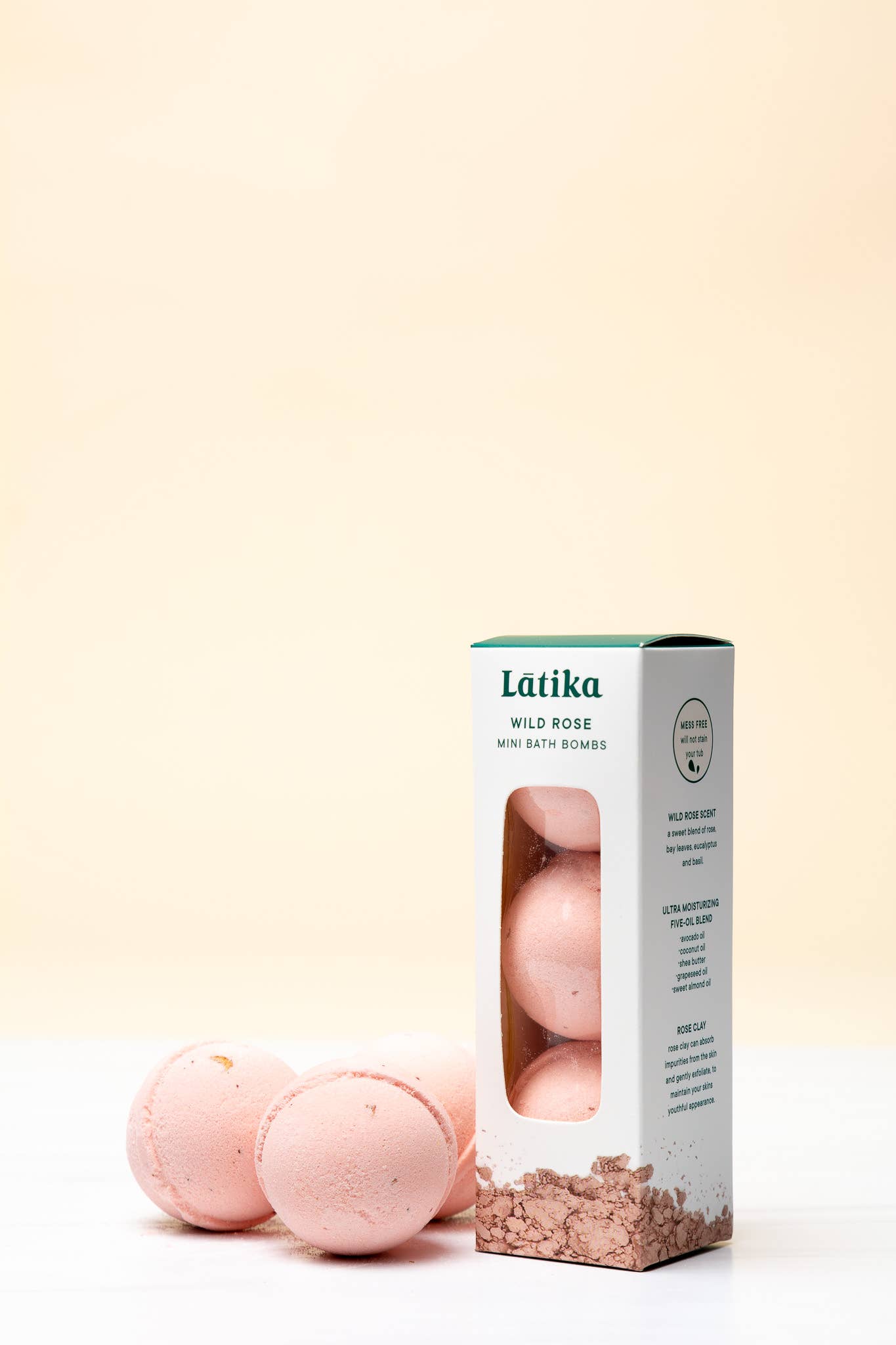 Latika Beauty - Mini Bombas de Baño - Rosa Silvestre