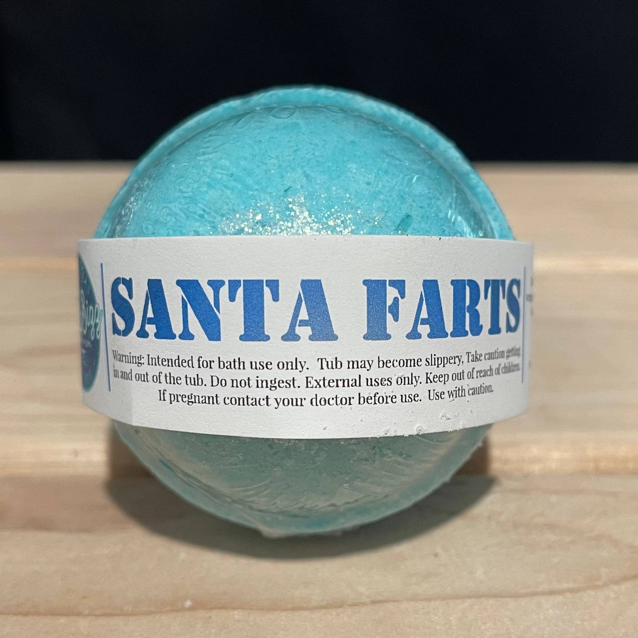 Fizz Bizz LLC - Santa Farts Seasonal - Bomba de baño | Fizz Bizz LLC