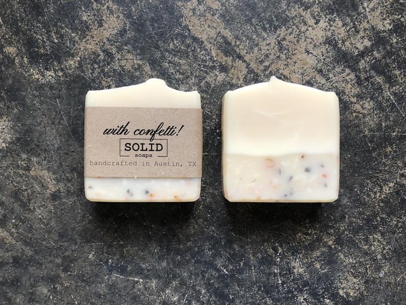 Solid Soaps - With Confetti!