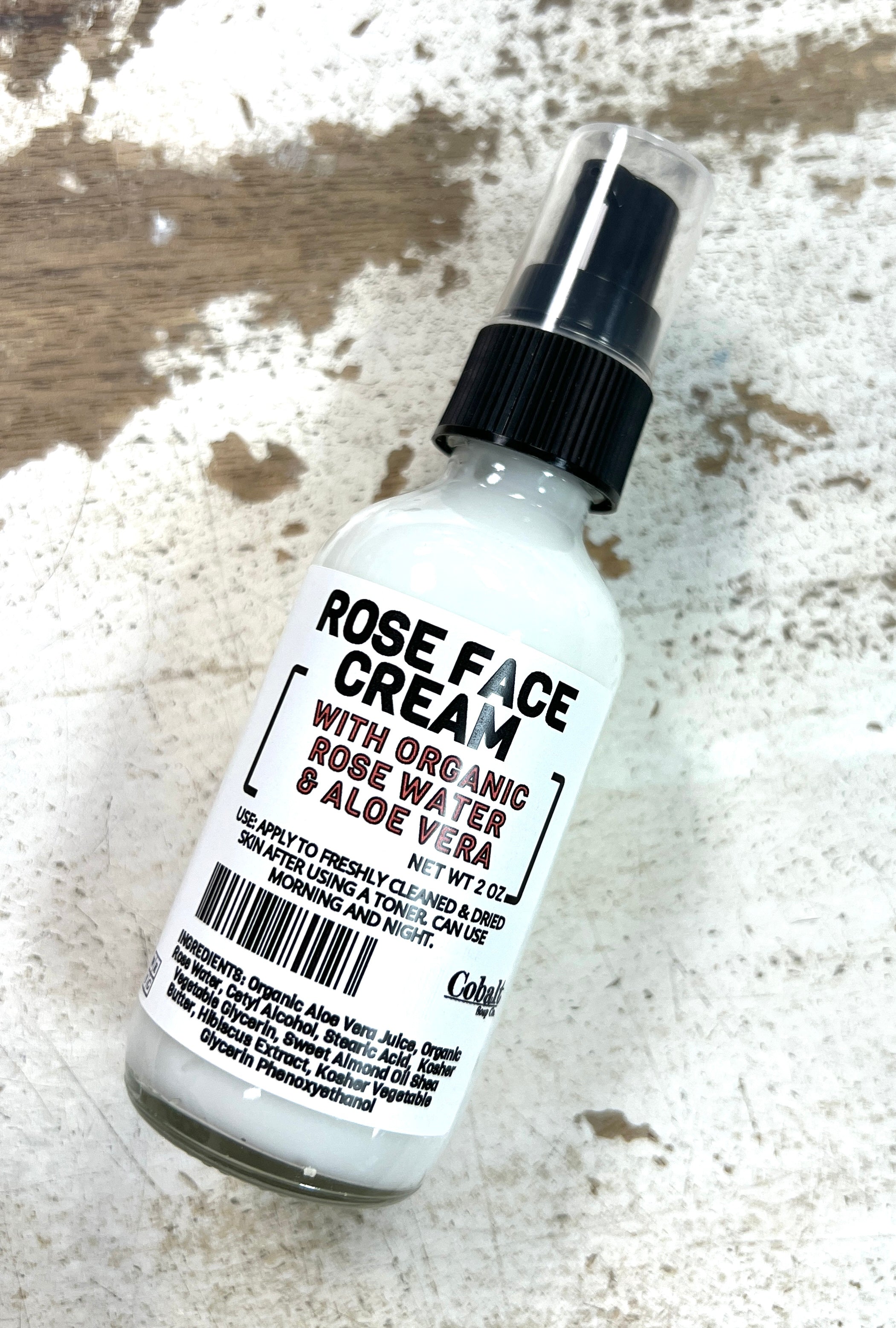 Cobalt Soap Co. Rose Face Cream