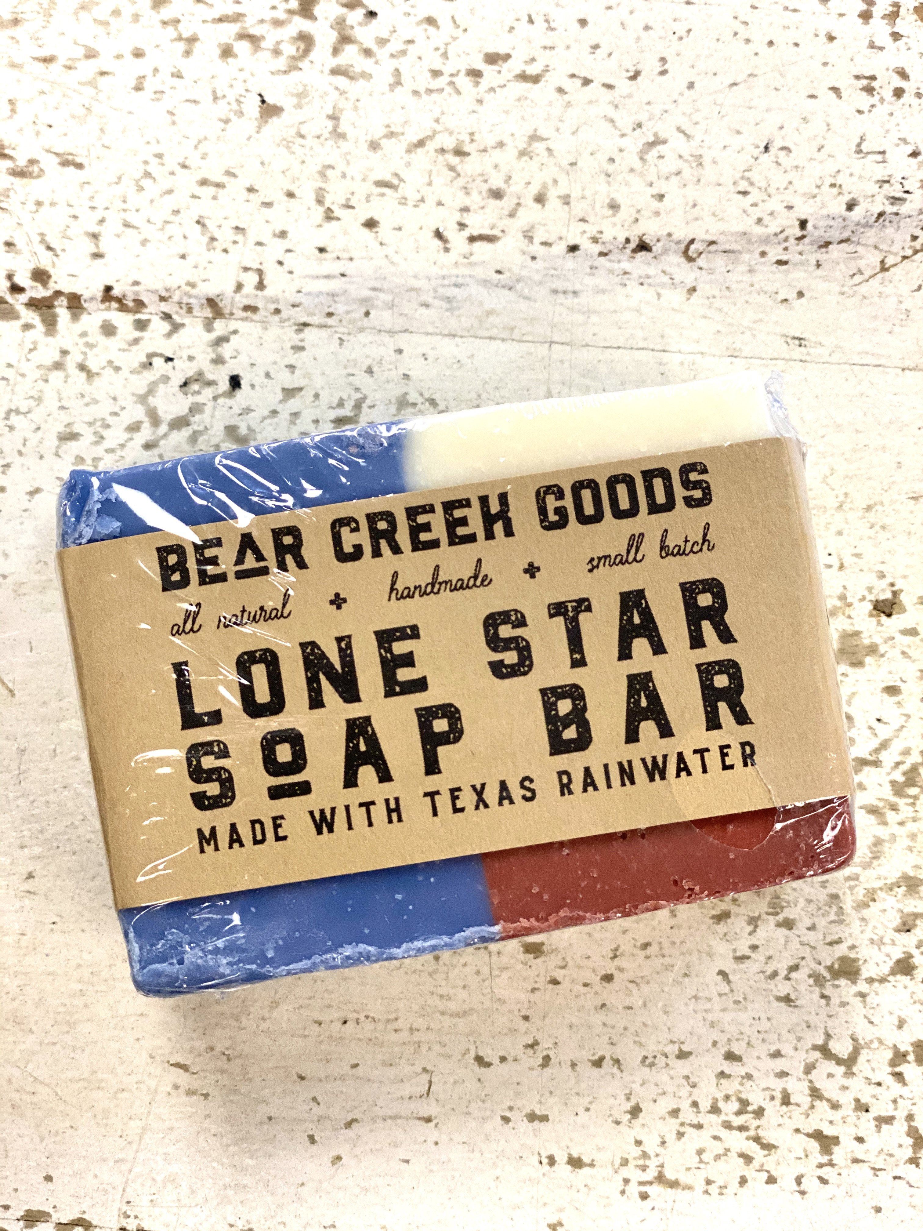 Bear Creek Goods - Barra de jabón Lone Star