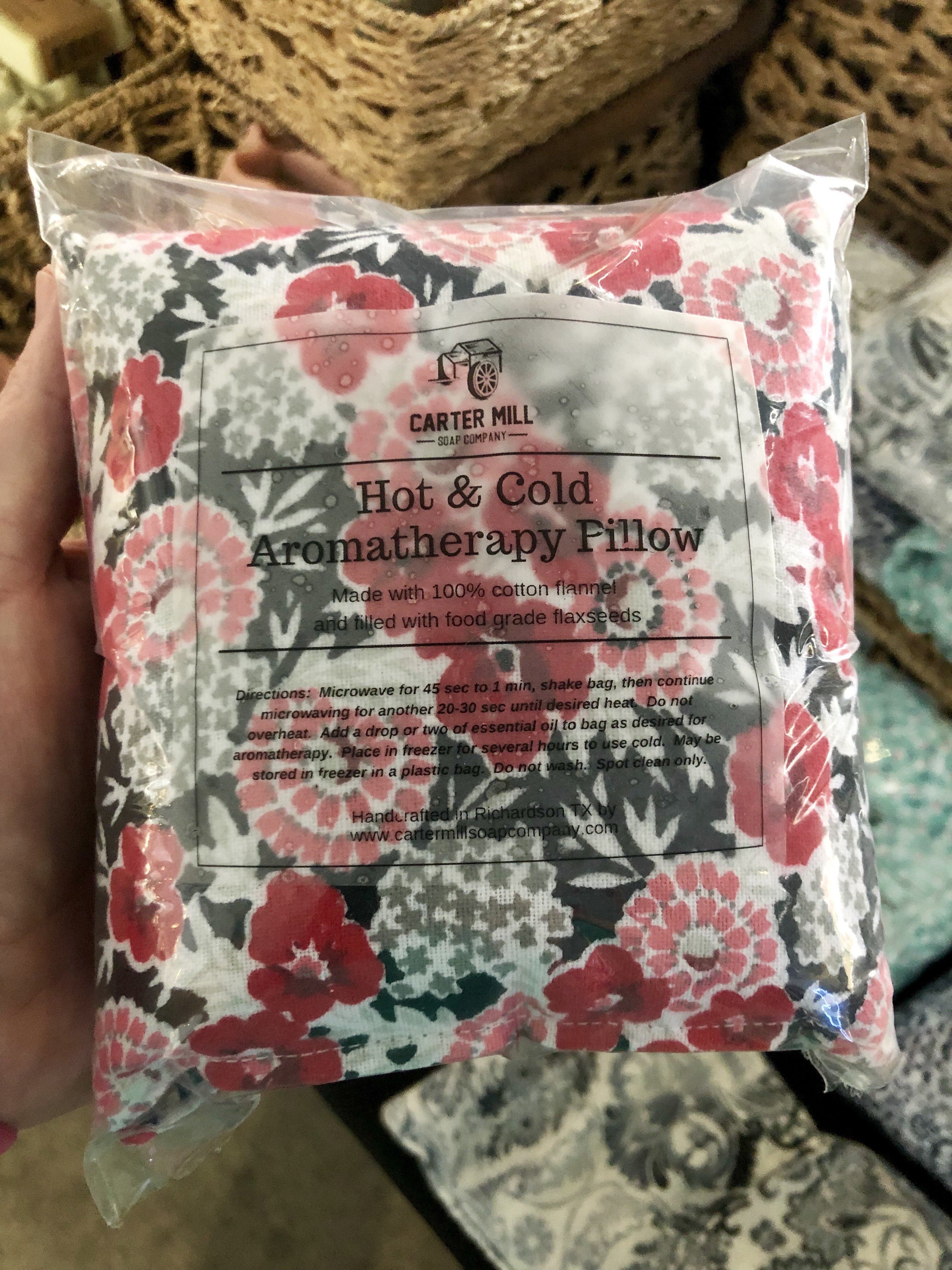Carter Mill Soap Company - Almohada de aromaterapia fría y caliente