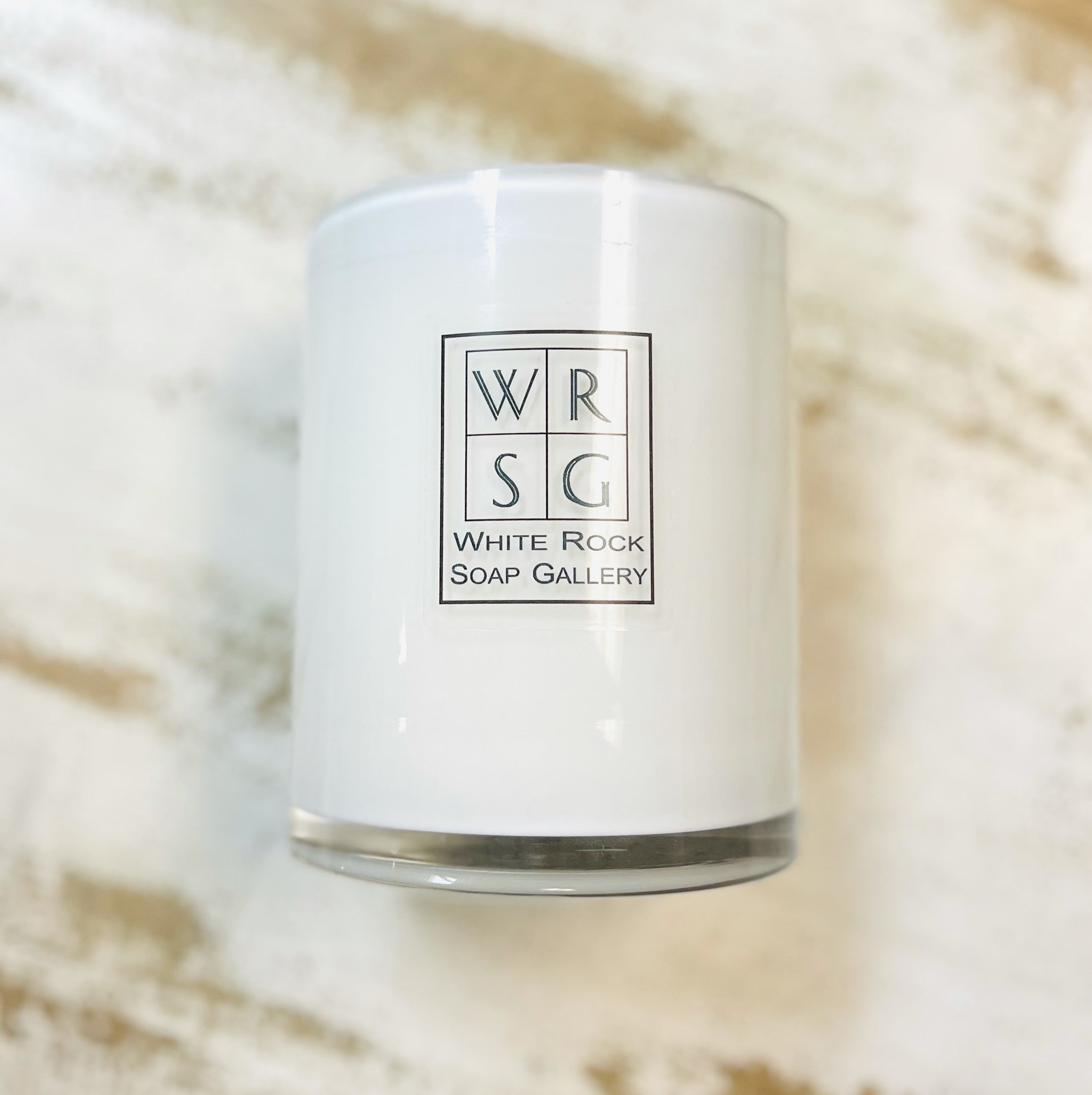 Soy Wax Candle 17.5 oz White Gloss Jar