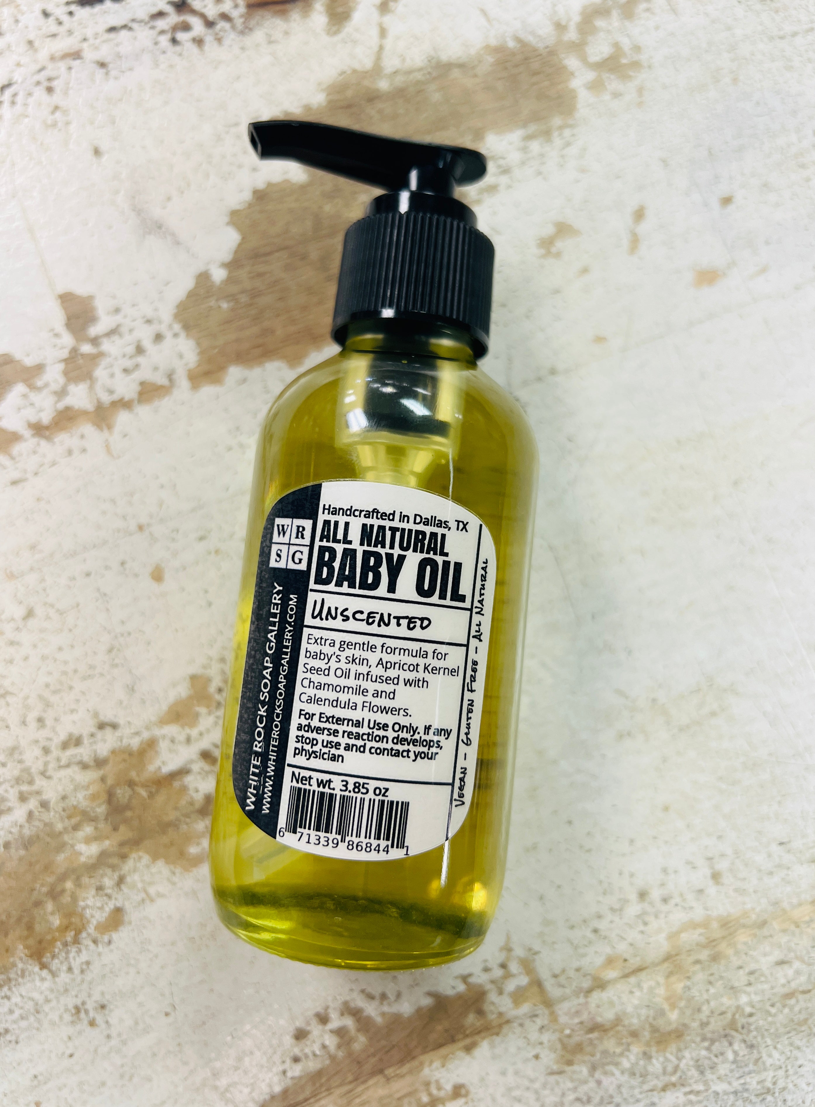følelsesmæssig Fantastisk ensidigt Baby Oil — White Rock Soap Gallery