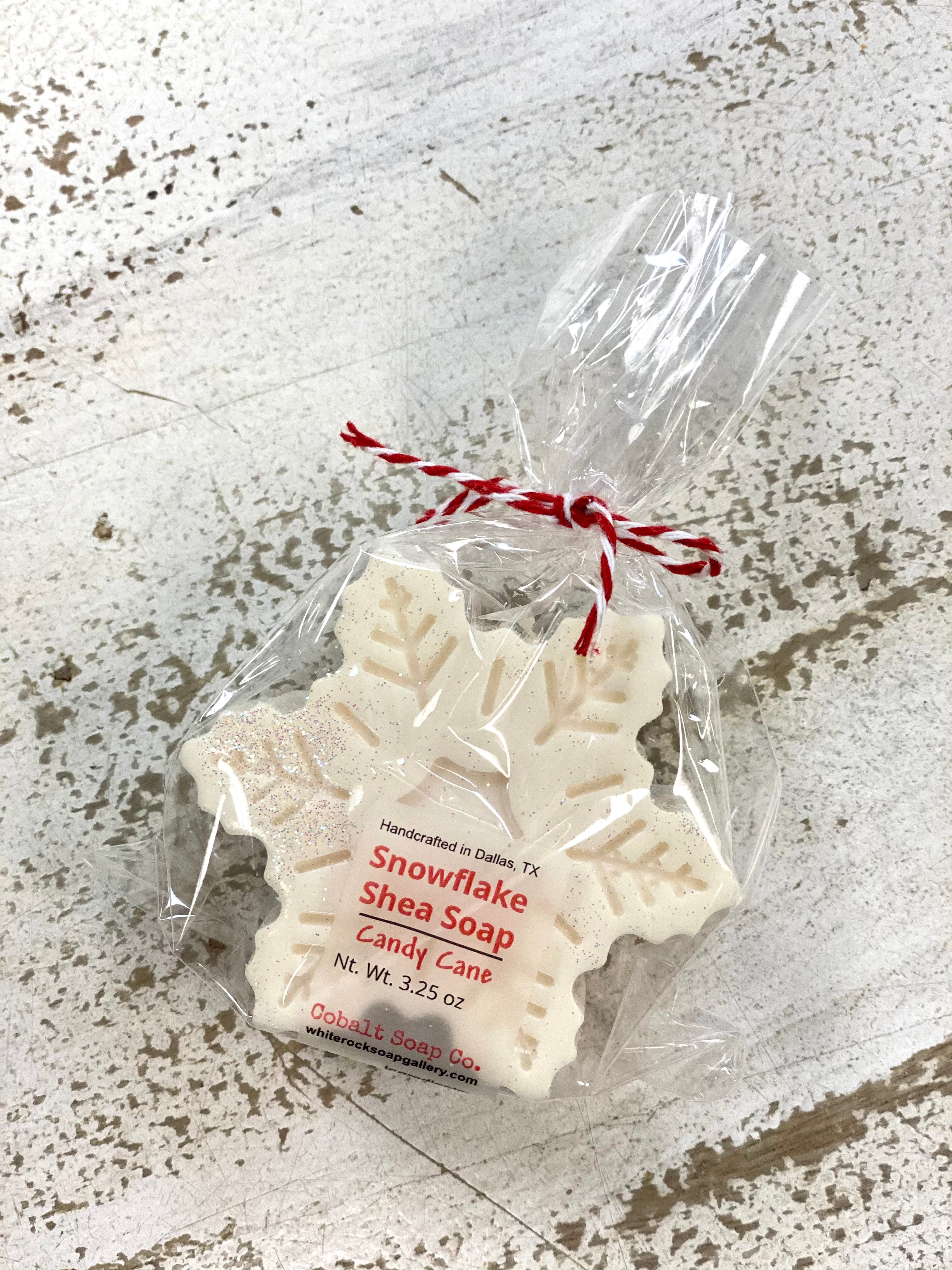 Snowflake Soap Candy Cane