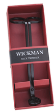 Recortador de mecha de acero negro mate Wickman con recogedor de mecha y caja de regalo