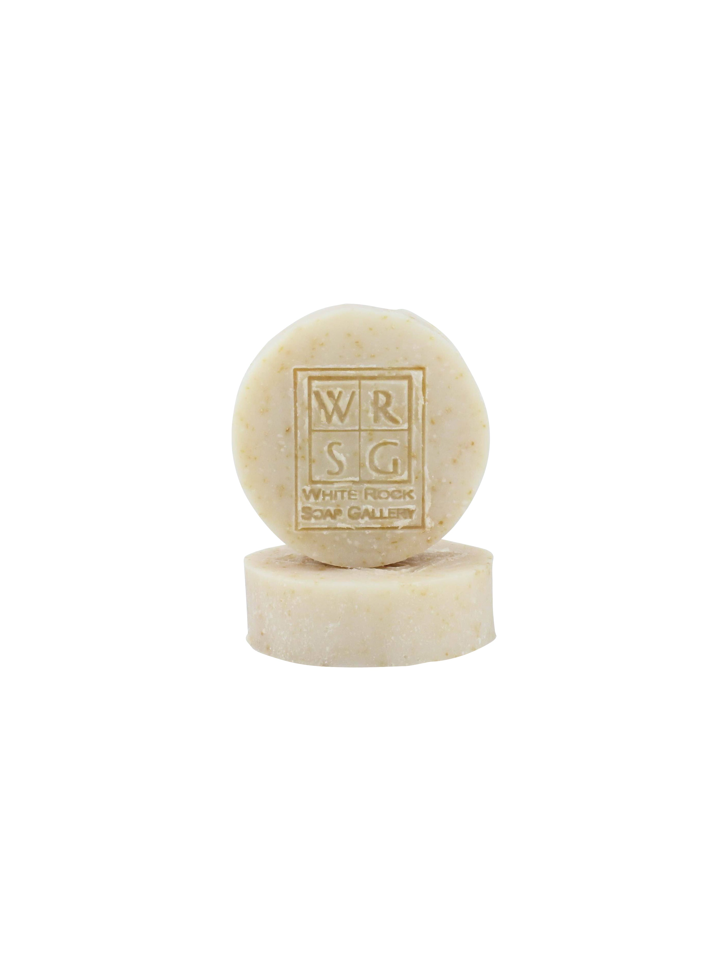 White Rock Soap Gallery USA Vegan Exfoliating Colloidal Oatmeal Soap (Sandalwood Vanilla) 110g