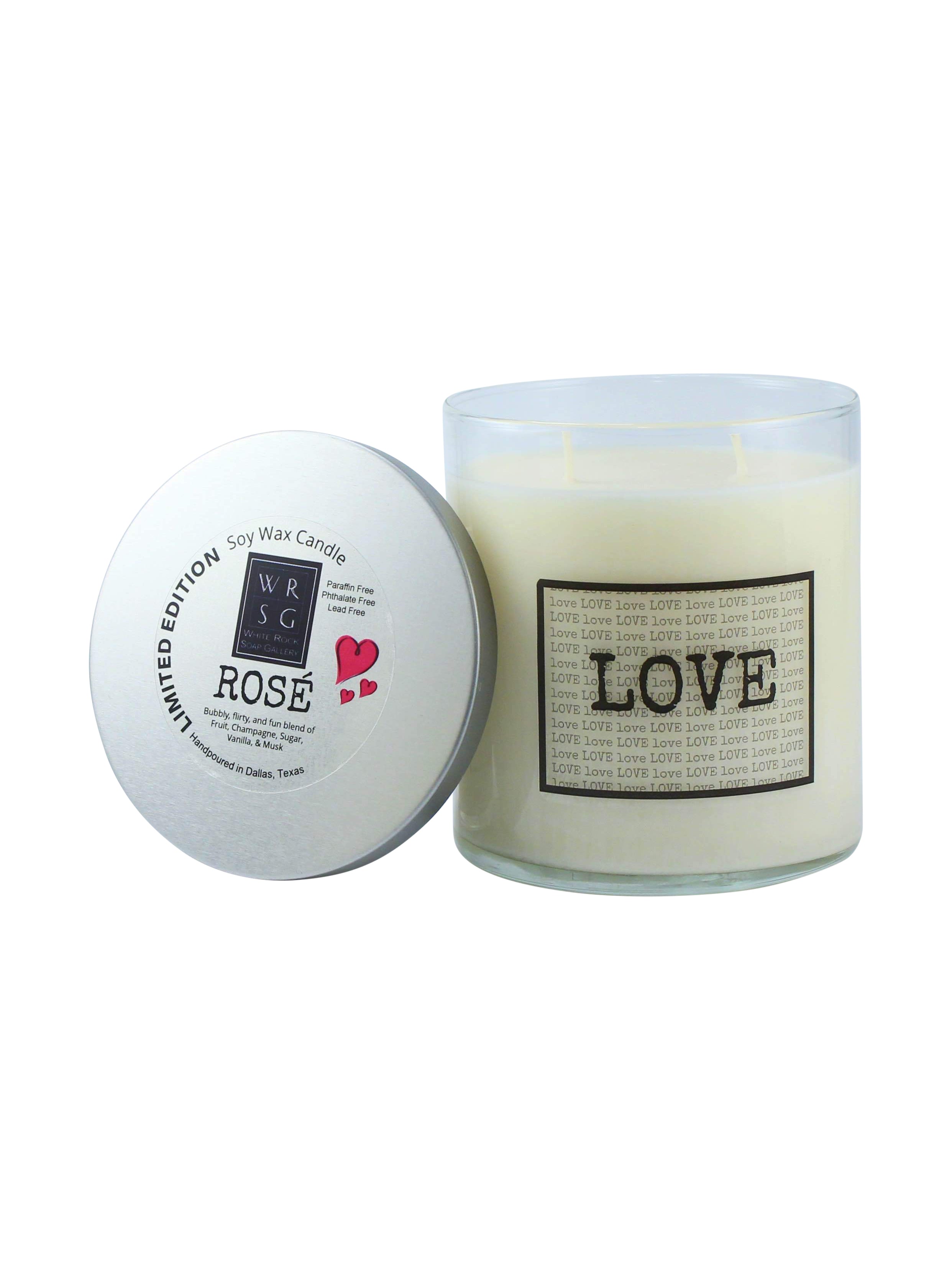Soy Wax Candle Jar with Lid 17 oz. - Limited Edition