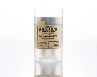 Desodorante de eucalipto de menta vertida a mano de Sasha 